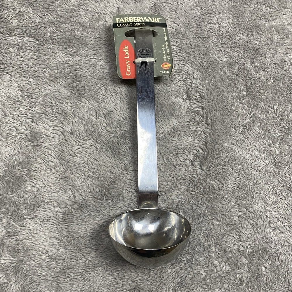 Farberware 18/0 Stainless Steel Hooked Gravy‎ Ladle